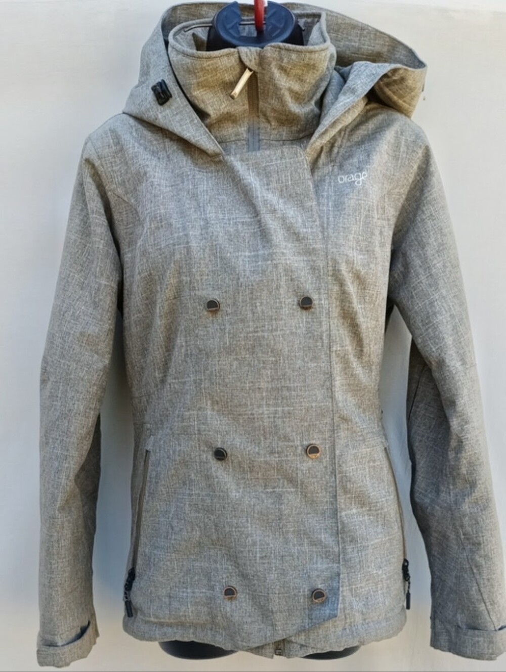 Orage RARE Premium Gore-Tex Down-Filled Winter Ski Jacket Sz M Asymmetrical